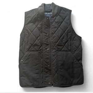 NWOT Filson Brown Quilted Field Vest